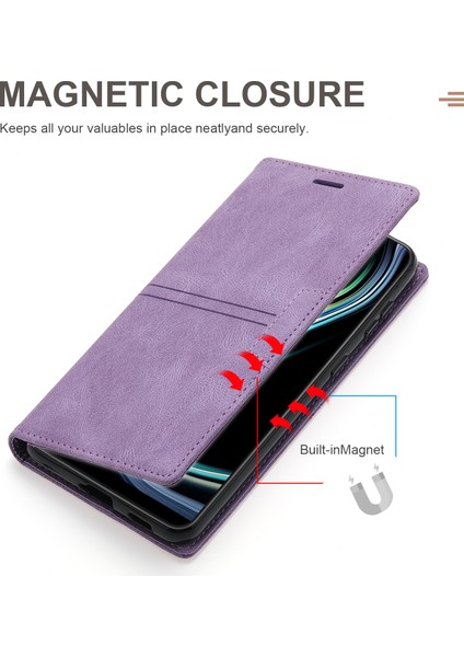 Xiaomi Poco X5 Pro 5g/redmi Için Note 12 Pro Speed ​​5g/note 12 Pro 5g Cüzdan Telefon Kılıfı Koruyucu Pu Deri Flip Kapak-Doğru (Yurt Dışından)