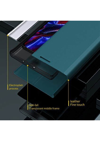 Xiaomi Için Poco X5 5g/redmi Note 12 5g (Global)/(Hindistan)/(Çin) Elektraplatma Telefon Kılıfı Pu Deri Stand Telefon Kapak-Orange (Yurt Dışından) modelleri