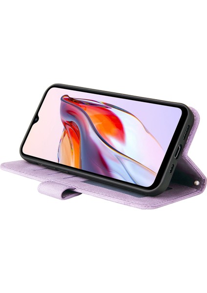 Xiaomi Için Redmi 12C 4g/redmi 11A 4g Baskılı Çizgiler Stand Kılıf Cüzdan Cilt Deri Deri Cep Telefonu Kapak-Moral (Yurt Dışından) fırsatları