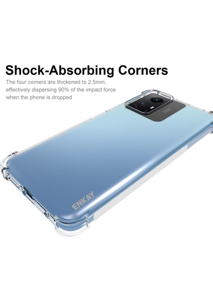 Xiaomi Için Redmi Note 12S 4g Yumuşak Tpu Şeffaf Telefon Kılıfı Anti-Slip Strip Kenar Köşeleri Koruyucu Kapak (Yurt Dışından) fiyatları