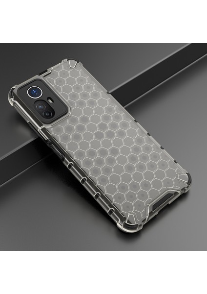 Xiaomi Için Redmi Note 12S 4g Şok Geçirmez Tpu+Pc Honeycomb Doku Kapak Telefon Case-Black (Yurt Dışından) modelleri