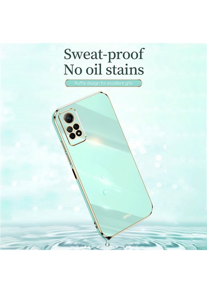 Xiaomi Redmi Için Xinli Note 12 Pro 4g Tpu Telefon Kılıfı Elektrokaplanmış Altın Edge Anti-Çizgiye Dönüş Kapak-Beyaz (Yurt Dışından) fiyatları