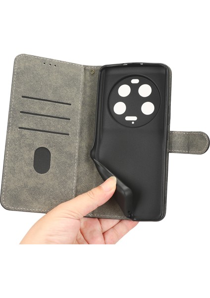 Xiaomi 13 Ultra Cüzdan Stand Telefon Kapağı Rfıd Bloke Deri Telefon Kılıfı Strap-Brown (Yurt Dışından) indirimleri