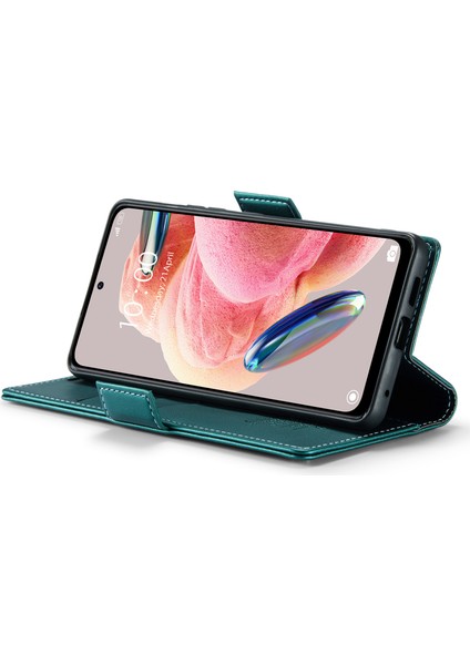 Xiaomi Redmi Için Deri Kılıf Not 12 4g Rfıd Stand Cüzdan-Yeşil ile Telefon Kapağı (Yurt Dışından) fırsatları