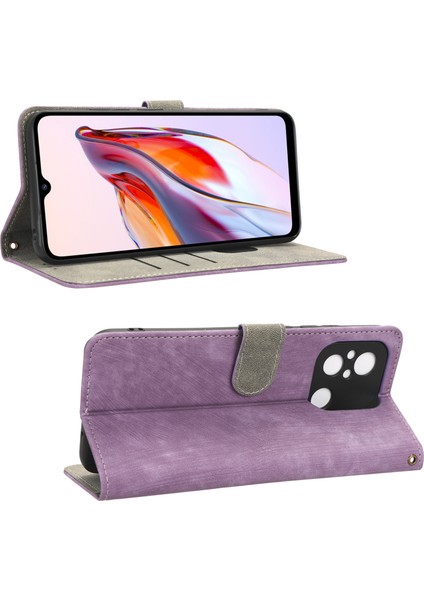 Xiaomi Redmi Için 12C 4G/11A 4g/poco C55 4g Rfıd Engelleme Pu Deri Telefon Kılıfı Manyetik Cüzdan Stand Telefon Kapak-Doğru (Yurt Dışından) indirimleri