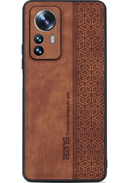 Xiaomi Için Redmi Note 12S 4g Baskılı Koruyucu Telefon Kılıfı Pu Deri Kaplamalı Tpu Kapak-Kahverengi (Yurt Dışından) fiyatları