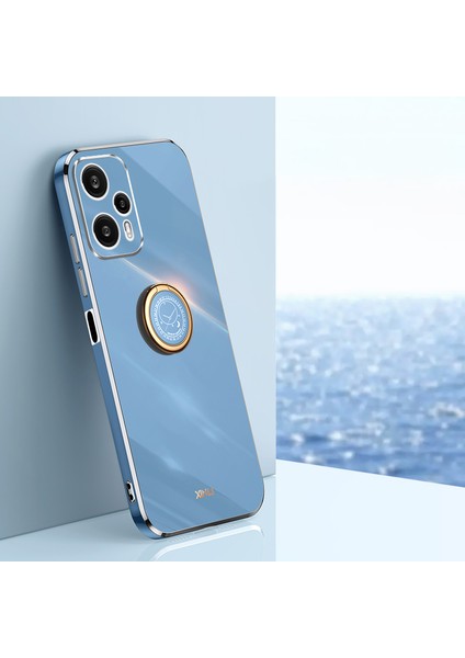 Xiaomi Için Xinli Redmi Not 12 Turbo/poco F5 5g Yüzük Kickstand Telefon Kılıfı Elektrapan Tpu Kapak-Mavi (Yurt Dışından) indirimleri