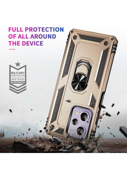 Xiaomi Redmi Için Ring Tutucu Kickstand Telefon Kılıfı Note 12 Pro 5g/note 12 Pro Speed ​​5g/poco X5 Pro 5g, Tpu+Pc Hibrid Kapak Sold (Yurt Dışından) fırsatları