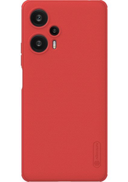 Xiaomi Redmi Için Super Buzlu Kalkan Pro 12 Turbo/poco F5 5g Telefon Kılıfı Pc+Tpu Mat Anti-Slip Kapak Kırmızısı (Yurt Dışından)