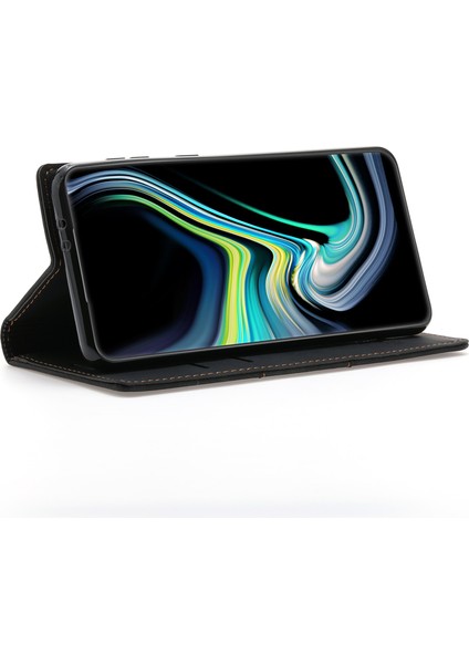 Xiaomi 13 Lite/civi 2 5g Telefon Standı Pu Pu Deri Folio Flip Cüzdan Telefon Kapak Black (Yurt Dışından)