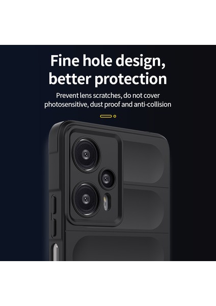 Xiaomi Poco F5 5g/redmi Için Not 12 Turbo Esnek Tpu Telefon Kılıf Anti-Drop Engebeli Arka Kapak Baby Blue (Yurt Dışından) fiyatları