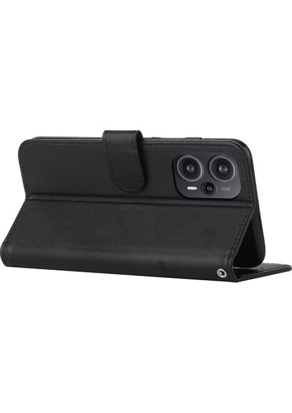 Xiaomi Için Redmi Note 12 Turbo/poco F5 5g Pu Deri Kılıf Cüzdan Stand Koruyucu Telefon Kapağı Black (Yurt Dışından) indirimleri