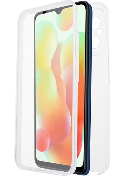 Xiaomi Redmi Için 12C 4g Temiz Telefon Kapağı Tpu Çerçevesi+Akrilik Geri+Pet Ekranı Koruyucu Telefon Kılıfı (Yurt Dışından)
