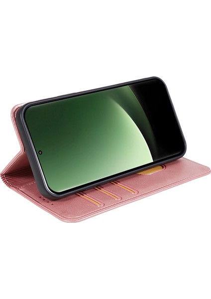 Xiaomi Redmi Için Note 12 Pro 5g/note 12 Pro Speed ​​5g/poco X5 Pro 5g Pu Deri Stand Buzağı Dokusu Cüzdan Telefon Kapak Çizgi Altın (Yurt Dışından)