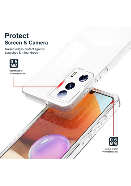 Xiaomi 13 Lite/civi 2 5g Tpu Backplate+Pc Çerçevesi+Pc Kamera Halkası Hibrid Kılıf Şok Geçirmez Telefon Kapak-Beyaz (Yurt Dışından) fiyatları