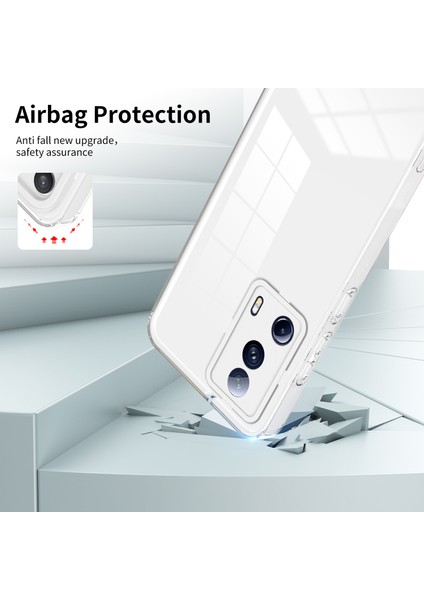 Xiaomi 13 Lite/civi 2 5g Tpu Backplate+Pc Çerçevesi+Pc Kamera Halkası Hibrid Kılıf Şok Geçirmez Telefon Kapak-Beyaz (Yurt Dışından) modelleri