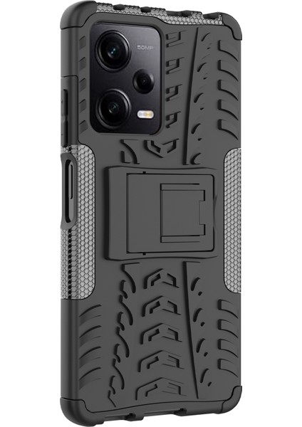 Xiaomi Redmi Için Note 12 Pro 5g/redmi Note 12 Pro Speed ​​5g/poco X5 Pro 5g Kickstand Telefon Kapağı Pc Tpu Telefon Kılıf Black (Yurt Dışından) modelleri