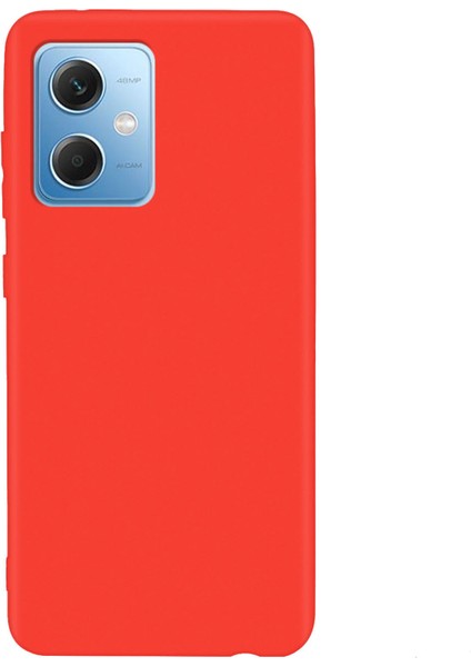 Xiaomi Redmi Için Note 12 5g (Çin)/(Global)/(Hindistan)/poco X5 5g Damla Geçirmez Telefon Kapağı Şeker Renk Tpu Mat Telefon Kasası Kırmızısı (Yurt Dışından)