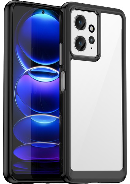 Xiaomi Redmi Için Note 12 4g Tpu+Akrilik Telefon Kılıfı Bırak-Kötü Telefon Kapak Black (Yurt Dışından)