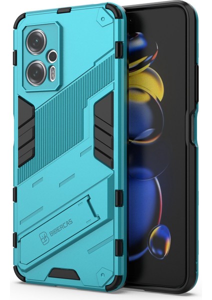 Xiaomi Redmi Için Not 11T Pro 5g/not 11T Pro+ 5g/poco X4 Gt 5g/redmi K50I 5g Kickstand Case Hybrid Sert Pc Yumuşak Tpu Anti-Giyim Anti-Damla Damla Damla Tahmin (Yurt Dışından)