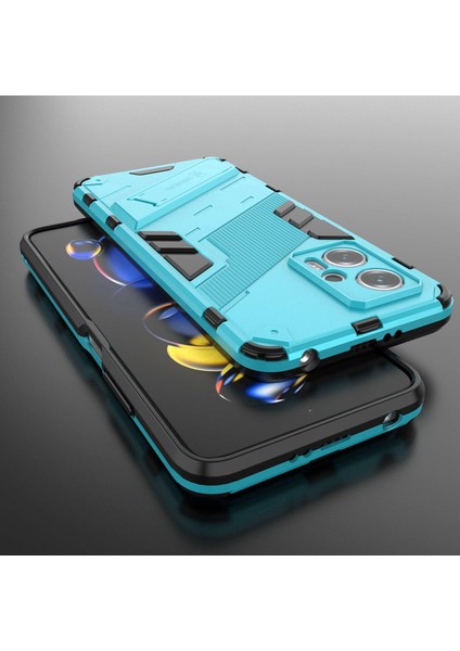 Xiaomi Redmi Için Not 11T Pro 5g/not 11T Pro+ 5g/poco X4 Gt 5g/redmi K50I 5g Kickstand Case Hybrid Sert Pc Yumuşak Tpu Anti-Giyim Anti-Damla Damla Damla Tahmin (Yurt Dışından)