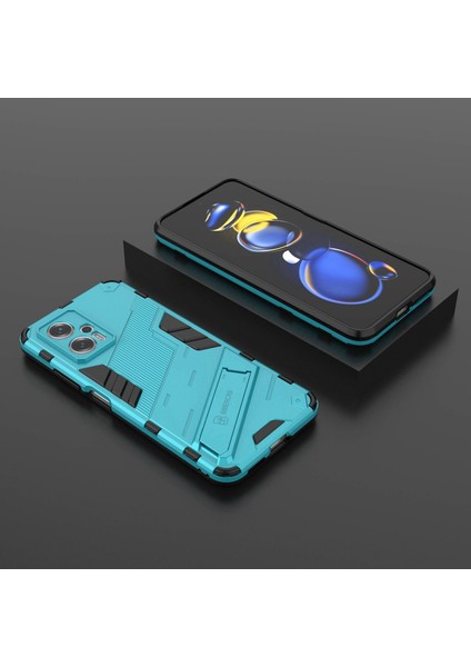 Xiaomi Redmi Için Not 11T Pro 5g/not 11T Pro+ 5g/poco X4 Gt 5g/redmi K50I 5g Kickstand Case Hybrid Sert Pc Yumuşak Tpu Anti-Giyim Anti-Damla Damla Damla Tahmin (Yurt Dışından)