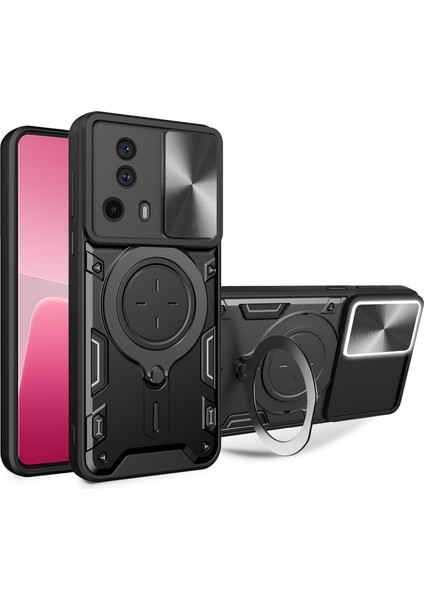 Xiaomi 13 Lite/civi 2 5g Pc+Tpu Slayt Kamera Kapağı Halkası ile Şok Geçirmez Kapak (Yurt Dışından)