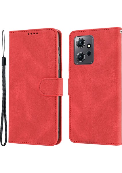 Xiaomi Için Redmi Note 12 4g Pu Deri Folio Flip Kapak Manyetik Kapatma Cüzdan Stand Telefon Kılıfı (Yurt Dışından)