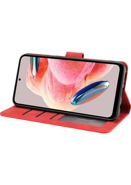 Xiaomi Için Redmi Note 12 4g Pu Deri Folio Flip Kapak Manyetik Kapatma Cüzdan Stand Telefon Kılıfı (Yurt Dışından) fırsatları