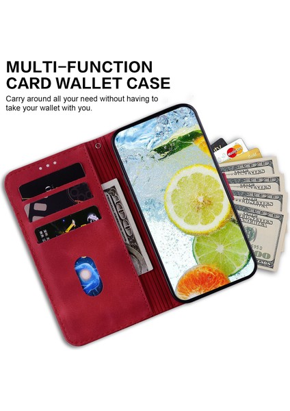 Xiaomi 13 Lite/civi 2 5g Çift 8 Şekilli Baskı Deri Anti-Çizik Kabuk Cüzdanı Stand Telefon Kapak-Kırmızı (Yurt Dışından) fiyatları