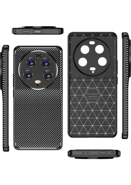 Xiaomi 13 Ultra Anti-Slatch Karbon Fiber Doku Telefon Kılıfı Yumuşak Tpu Koruyucu Telefon Kapağı (Yurt Dışından)