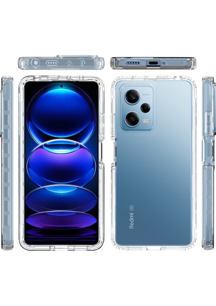 Xiaomi Redmi Için Telefon Kılıfı Not 12 Pro 5g/note 12 Pro Speed ​​5g/poco X5 Pro 5g, Pet Film-Red ile Pc+Tpu Gradyan Kapağı (Yurt Dışından) fırsatları