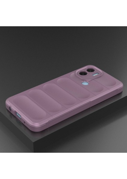 Xiaomi Için Redmi A1+ 4g/a2+ 4g/poco C50 4g Sağlam Esnek Tpu Telefon Geri Kapak Anti-Drop Anti-Drop Akıllı Telefon Vaka Doğru Mor (Yurt Dışından) fiyatları