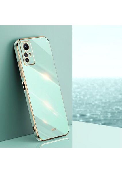 Xiaomi Redmi Için Xinli Anti-Drop Telefon Kılıfı Note 12S 4g Elektrokaplanmış Altın Kenar Tpu Cover-Chyan (Yurt Dışından)