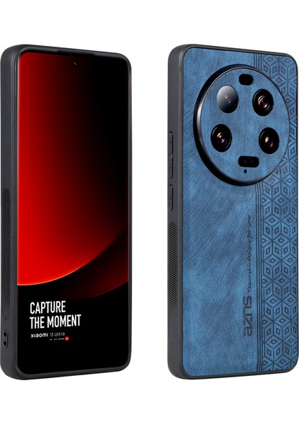 Xiaomi 13 Ultra Pu Deri+Tpu Cep Telefon Kılıfı Baskılı Desen Akıllı Telefon Kabuğu Kapak Blue (Yurt Dışından)