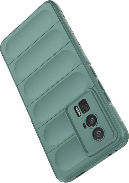 Xiaomi Poco F5 Pro 5g/redmi K60 Pro 5G/K60 5g Şok Geçirmez Esnek Tpu Telefon Kılıfı Sağlam Telefon Geri Koruyucu Kabuk Kapağı Yeşil (Yurt Dışından) modelleri