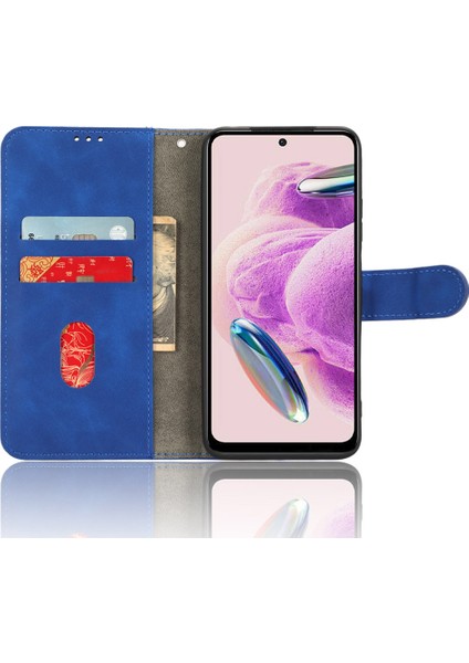Xiaomi Için Redmi Not 12S 4g Pu Deri Cüzdan Flip Cover Cilt Touch Stand Telefon Kılıfı Mavisi (Yurt Dışından) fiyatları