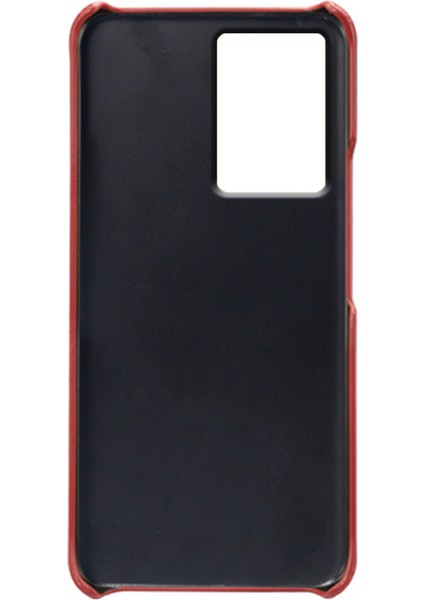 Xiaomi Redmi Için Note 12 Turbo/poco F5 5g Pu Deri Kaplamalı Pc Telefon Kılıf Buzağı Dokusu Anti-Drop Kapak-Kırmızı (Yurt Dışından) fırsatları