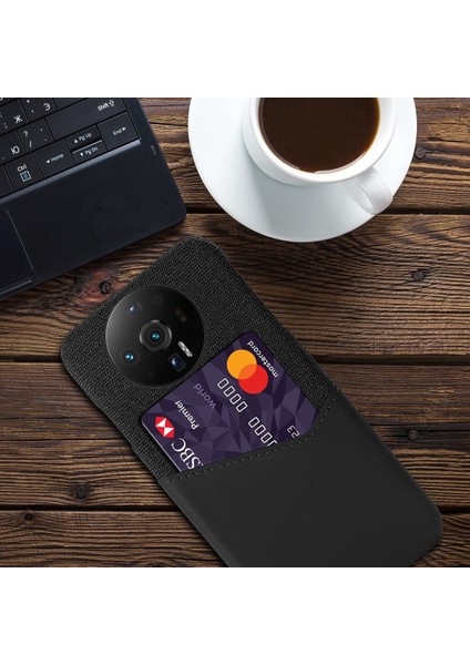 Xiaomi 12S Için Ultra 5g Kart Tutucu Fonksiyon Telefon Kılıfı Doku Pu Deri Kaplamalı Pc Cep Telefonu Kabuk Black (Yurt Dışından) fırsatları
