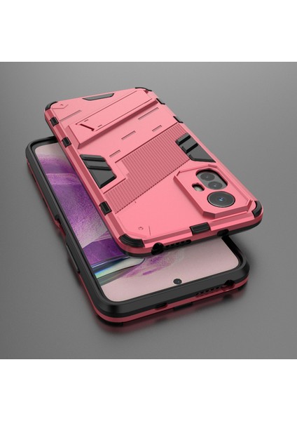 Xiaomi Redmi Için Note 12S 4g Kickstand Anti-Drop Case Pc+Tpu Şok Geçirmez Telefon Kapak-Rose (Yurt Dışından)