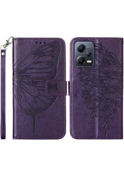 Xiaomi Redmi Için Note 12 5g (Global)/(Hindistan)/(Çin)/poco X5 5g Case Telefon Kapak-Dark Mor (Yurt Dışından)