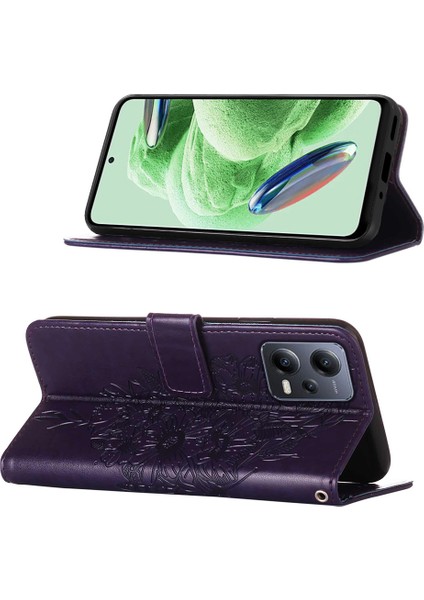 Xiaomi Redmi Için Note 12 5g (Global)/(Hindistan)/(Çin)/poco X5 5g Case Telefon Kapak-Dark Mor (Yurt Dışından) modelleri