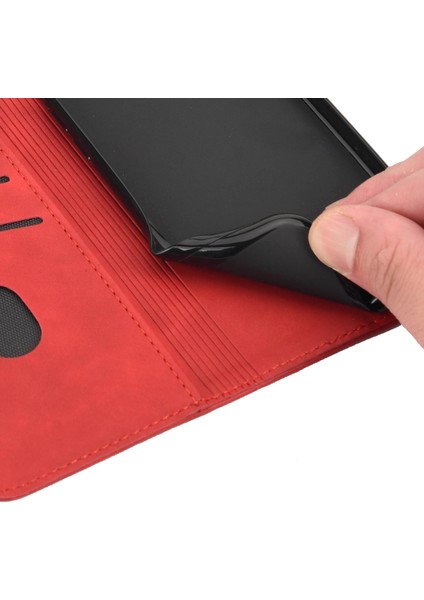 Xiaomi Redmi Için Note 12 Pro 5g/note 12 Pro Speed ​​5g/poco X5 Pro 5g Telefon Deri Kılıf Cüzdan Telefon Stand Kapak-Kırmızı (Yurt Dışından) fiyatları