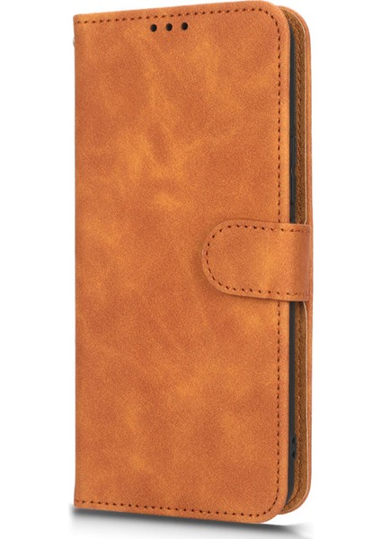 Xiaomi Redmi Için Note 12 Pro 5g/note 12 Pro Speed ​​5g/poco X5 Pro 5g Cilt Touch Hissed Hisset Telefon Kılıf Cüzdan Stand Flip Shockproof Pu Deri+Tpu Kapak-Kahverengi (Yurt Dışından) indirimleri
