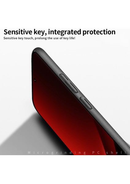 Xiaomi 13 Ultra Telefon Kılıfı Için Kalkan Mat Serisi Ultra Soğuk Cilt Anti-Kırpma Sert Pc Kapak Black (Yurt Dışından)