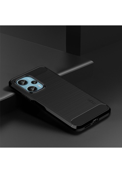 Xiaomi Redmi Için Tpu Kılıfı Not 12 Turbo/poco F5 5g Fırçalanmış Karbon Fiber Telefon Kapağı Black (Yurt Dışından) modelleri