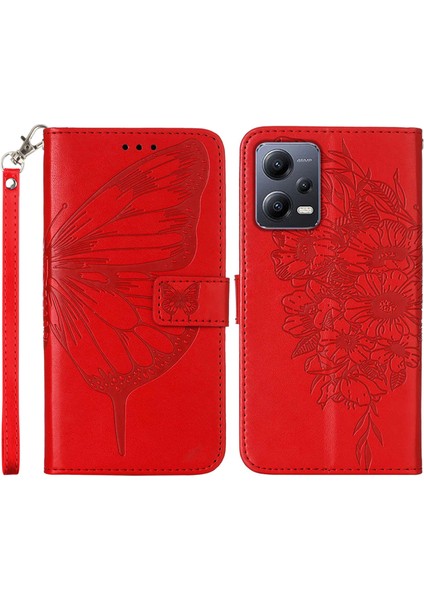Xiaomi Redmi Için Note 12 5g (Global)/(Hindistan)/(Çin)/poco X5 5g Case Telefon Kapak-Kırmızı (Yurt Dışından)