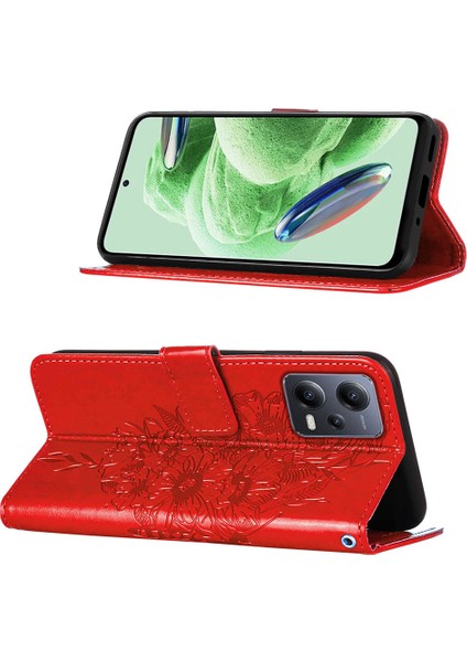 Xiaomi Redmi Için Note 12 5g (Global)/(Hindistan)/(Çin)/poco X5 5g Case Telefon Kapak-Kırmızı (Yurt Dışından) modelleri