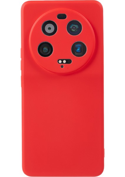 Xiaomi 13 Ultra Fiber Astar Yumuşak Tpu Kılıf Anti-Çizelge Kalu Telefon Kapak Kırmızısı (Yurt Dışından)