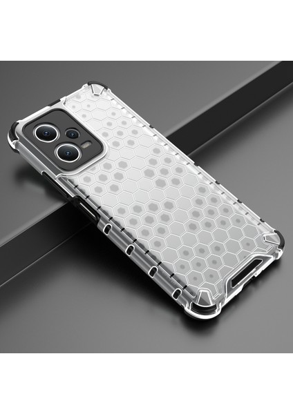 Xiaomi Redmi Için Note 12 5g (Hindistan)/poco X5 5g Petek Dokusu Şok Geçirmez Tpu+Pc Kasa Telefon Geri Kapak Grey (Yurt Dışından) fırsatları